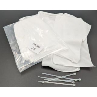 Bag of 5 polyamide bags from 0.5 L to 2,5 L