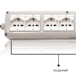 POWER BAR 6 PLUGS SCHUKO