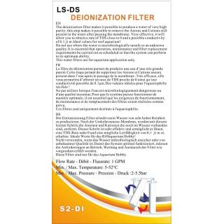 Deionization filter