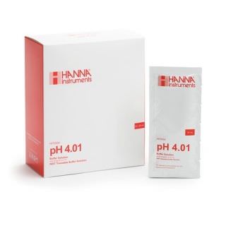 Solution tampon pH 4,01, 25 sachets de 20 mL