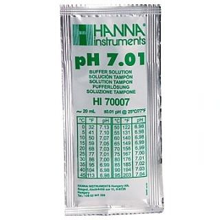 Solution tampon pH 7,01, 1 sachet de 20 mL