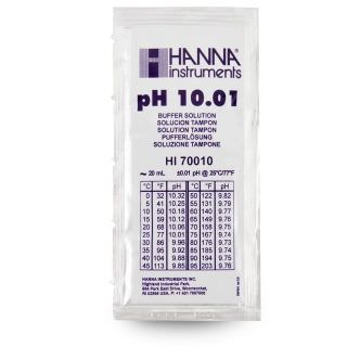 Solution tampon pH 10,01, 1 sachet de 20 mL