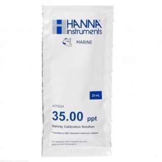 Hanna Solution d'étalonnage de salinité à 35,00 g/L, sachet 1 x 20mL